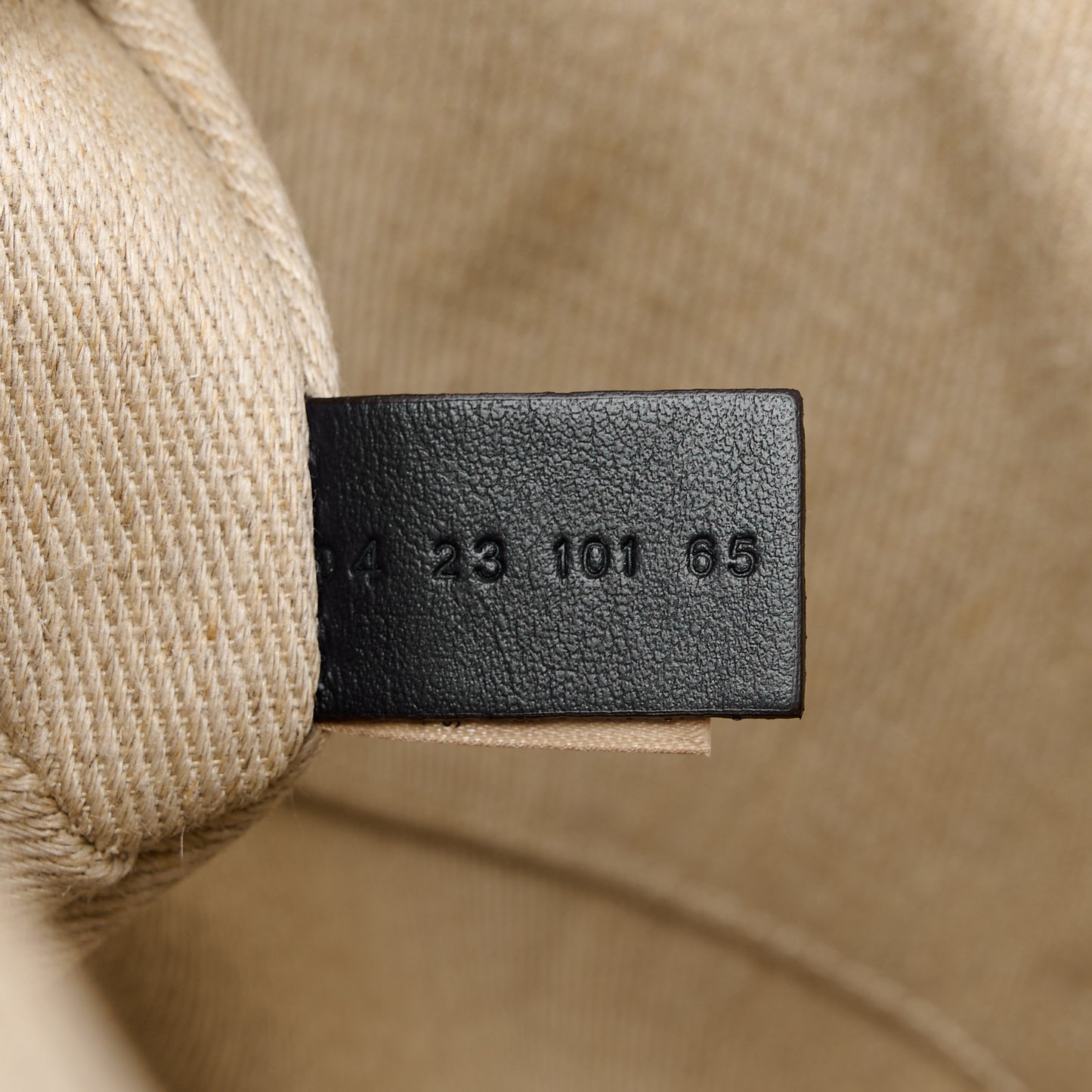 Linen Calfskin Medium Woody Ribbon Tote White Black