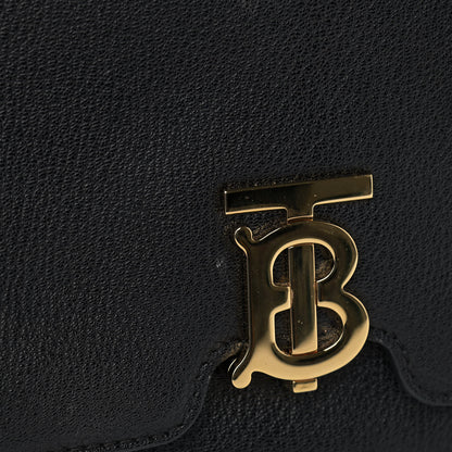 Burberry Grained Calfskin Medium TB Bag Black 9 of 12