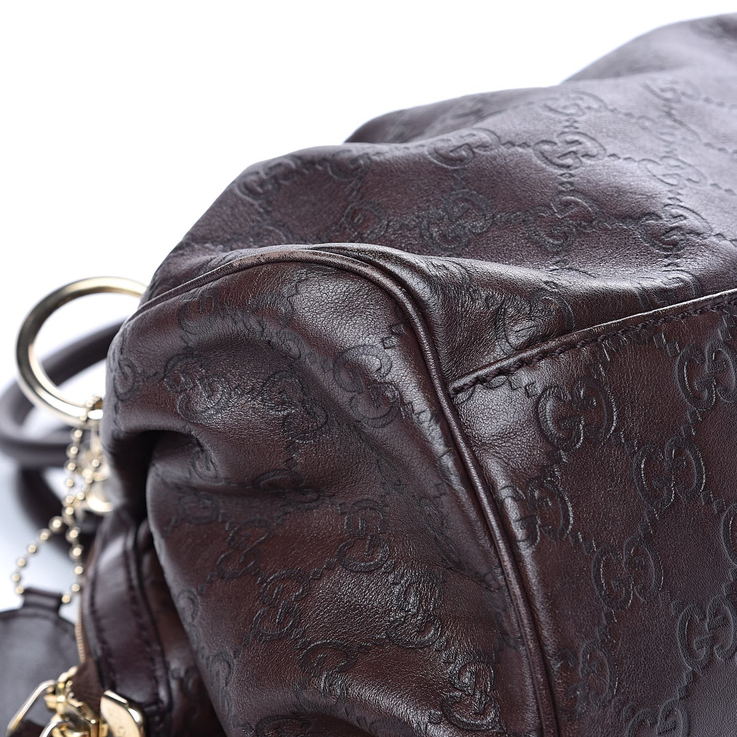 Gucci Guccissima Medium Sukey Boston Chocolate 10 of 15