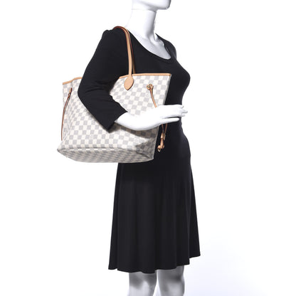 Louis Vuitton Damier Azur Neverfull MM 2 of 15