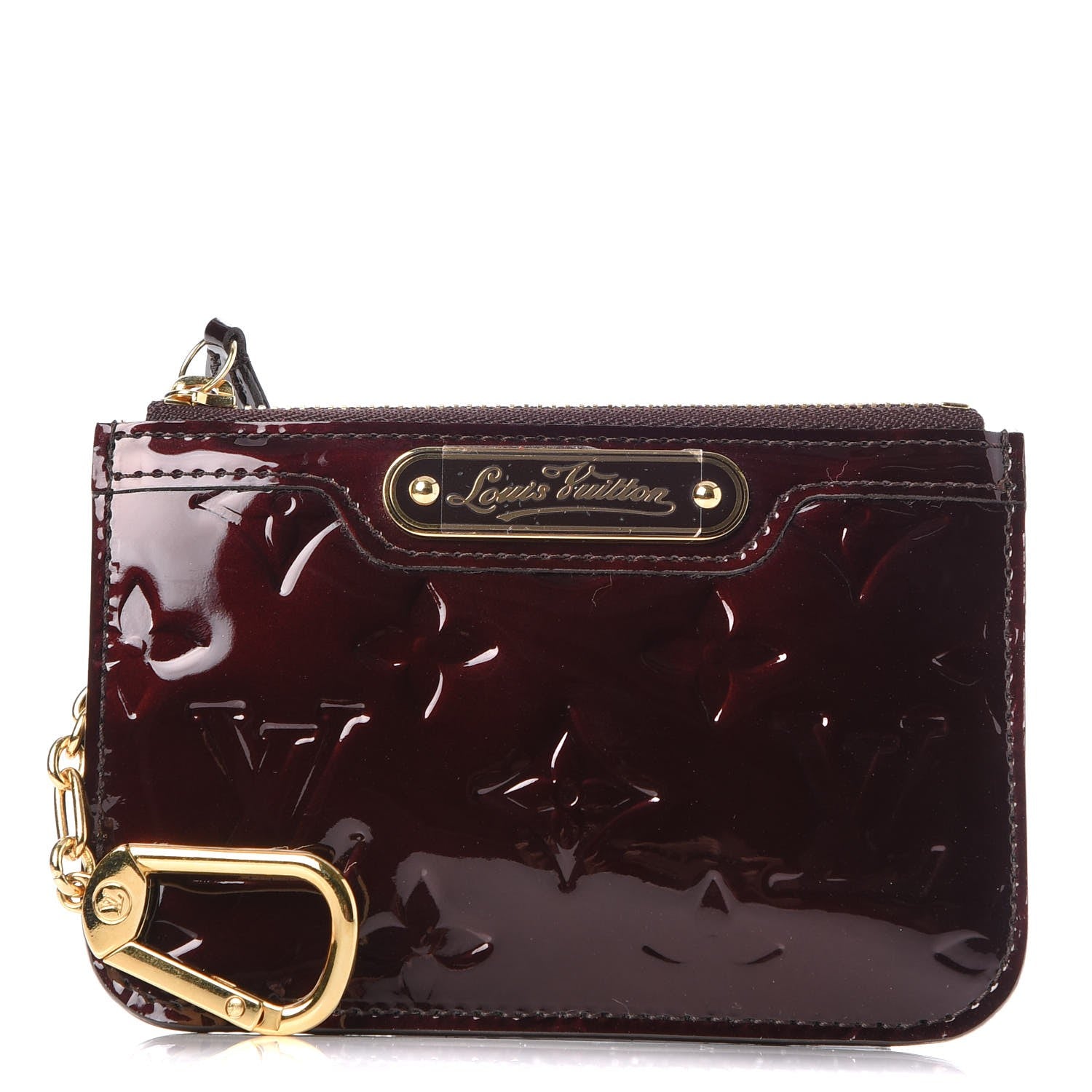 Louis Vuitton Vernis Key Pouch Amarante 1 of 7