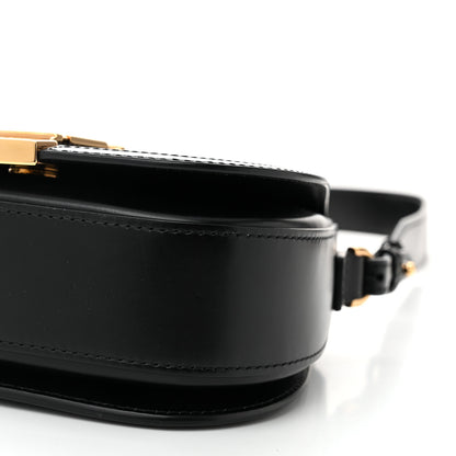 Versace Calfskin Small Greca Goddess Shoulder Bag Black 9 of 10