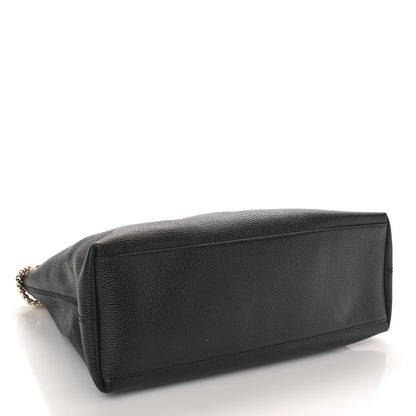 Gucci Pebbled Calfskin Medium Soho Chain Shoulder Bag Black 4 of 11