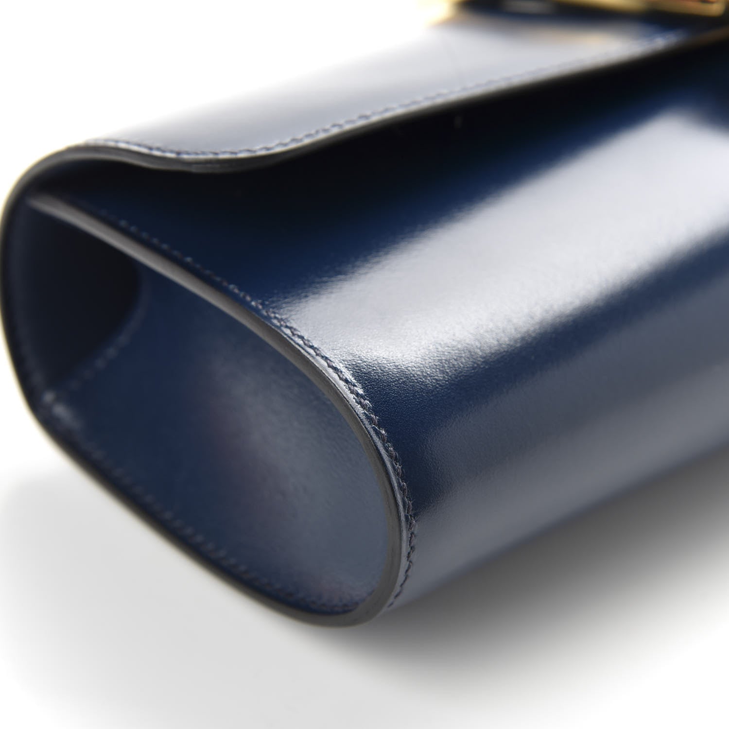 Hermes Box Egee Clutch Bleu De Prusse 7 of 9