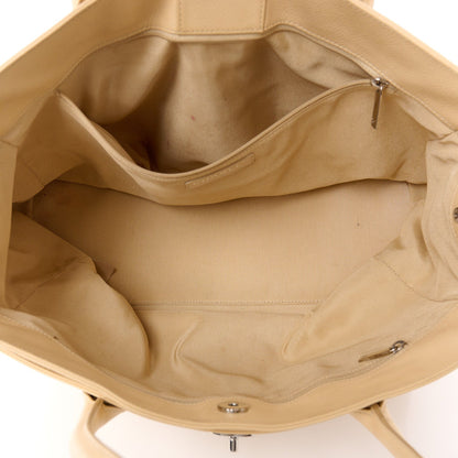 Chanel Calfskin Cerf Executive Shopper Tote Beige Clair 6 of 7