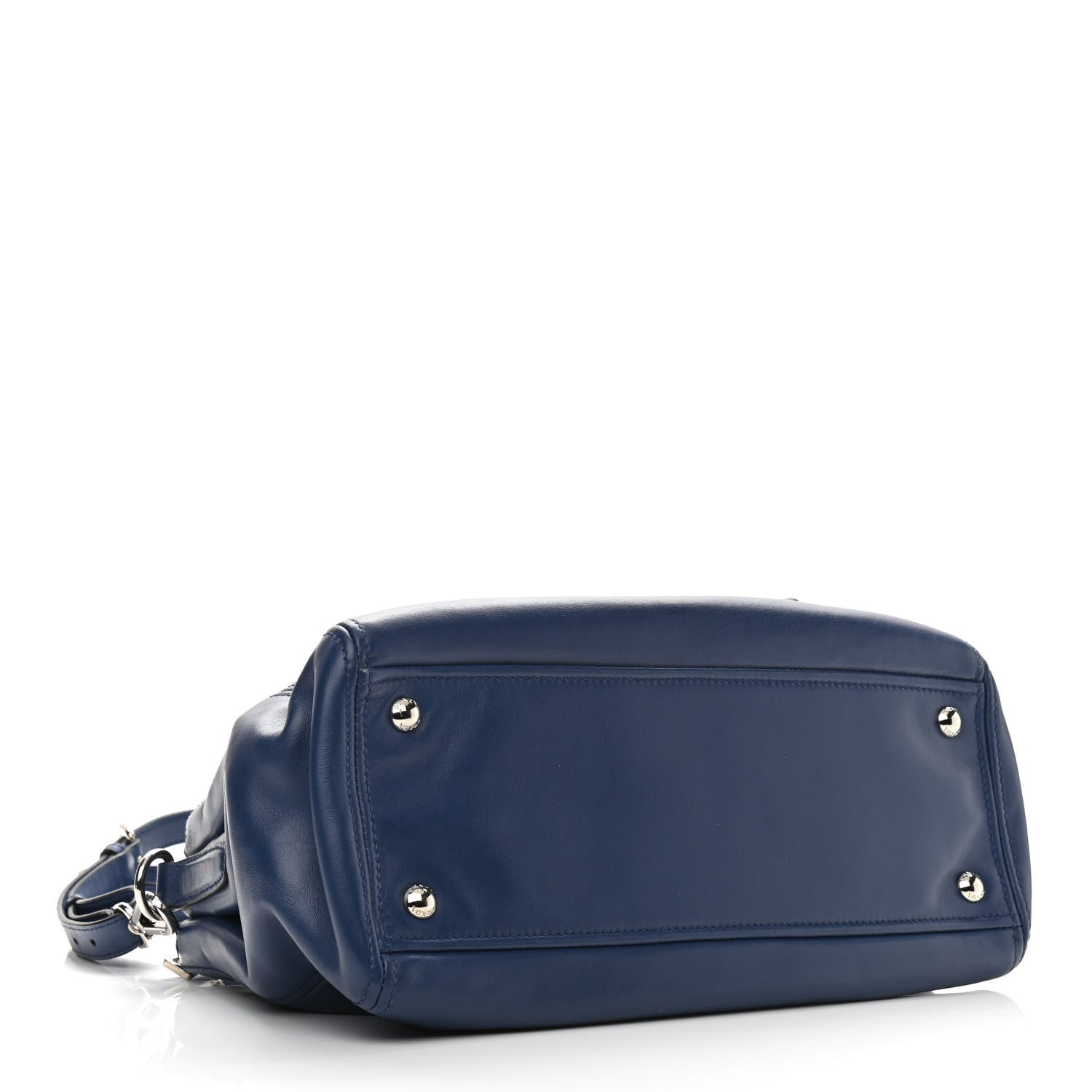 Prada Soft Calf Double Zip Shoulder Bag Bleuette 3 of 9