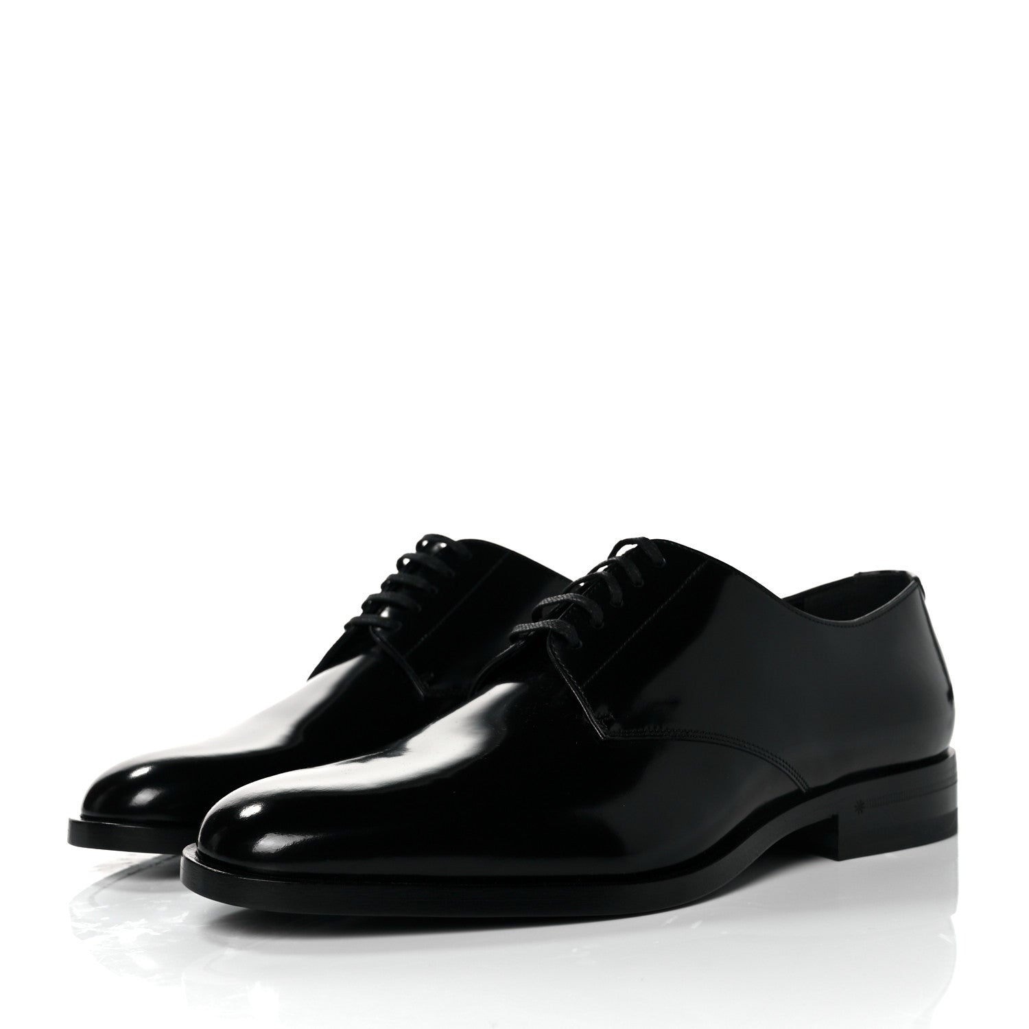Saint Laurent Patent Calfskin Montaigne 25 Uniform 38 Black 3 of 8
