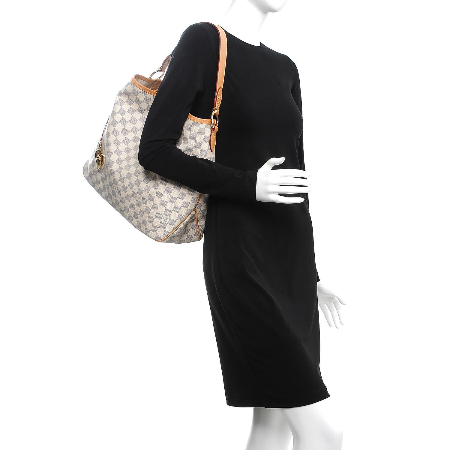 Louis Vuitton Damier Azur Delightful MM 2 of 9