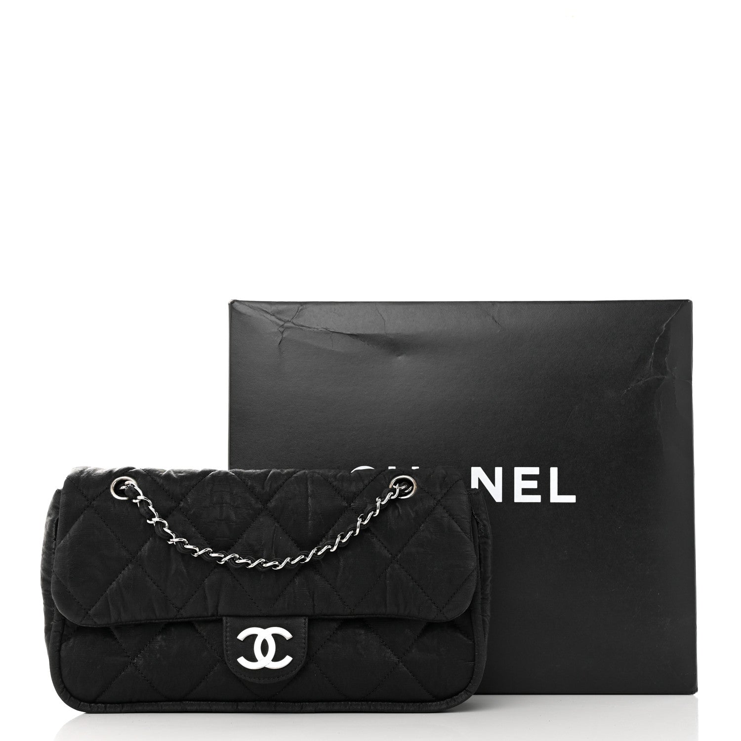 Chanel Coated Canvas Quilted Le Marais Flap Black 15 of 15