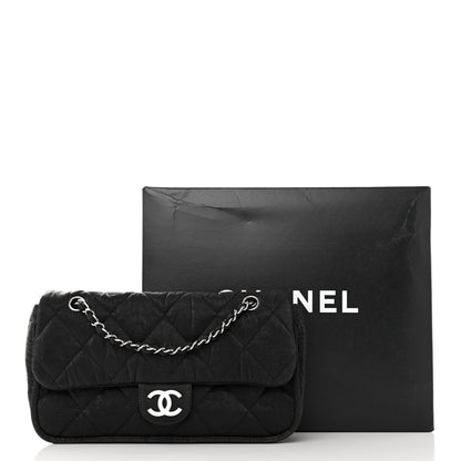 Chanel Coated Canvas Quilted Le Marais Flap Black 15 of 15