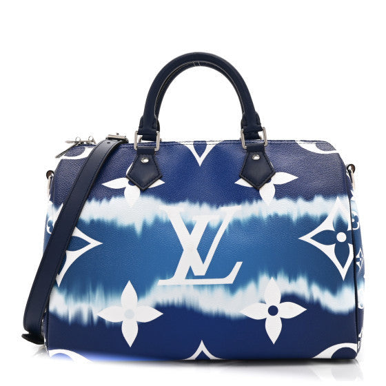 Monogram Escale Speedy Bandouliere 30 Blue