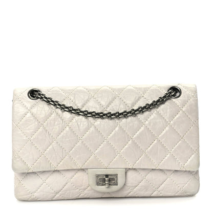 Chanel Aged Calfskin 2.55 Reissue 226 Flap  Ivory 1 of 9