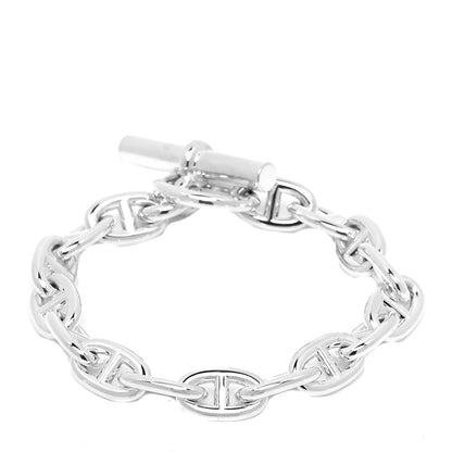 Hermes Sterling Silver MM Chaine d'Ancre Bracelet 1 of 4