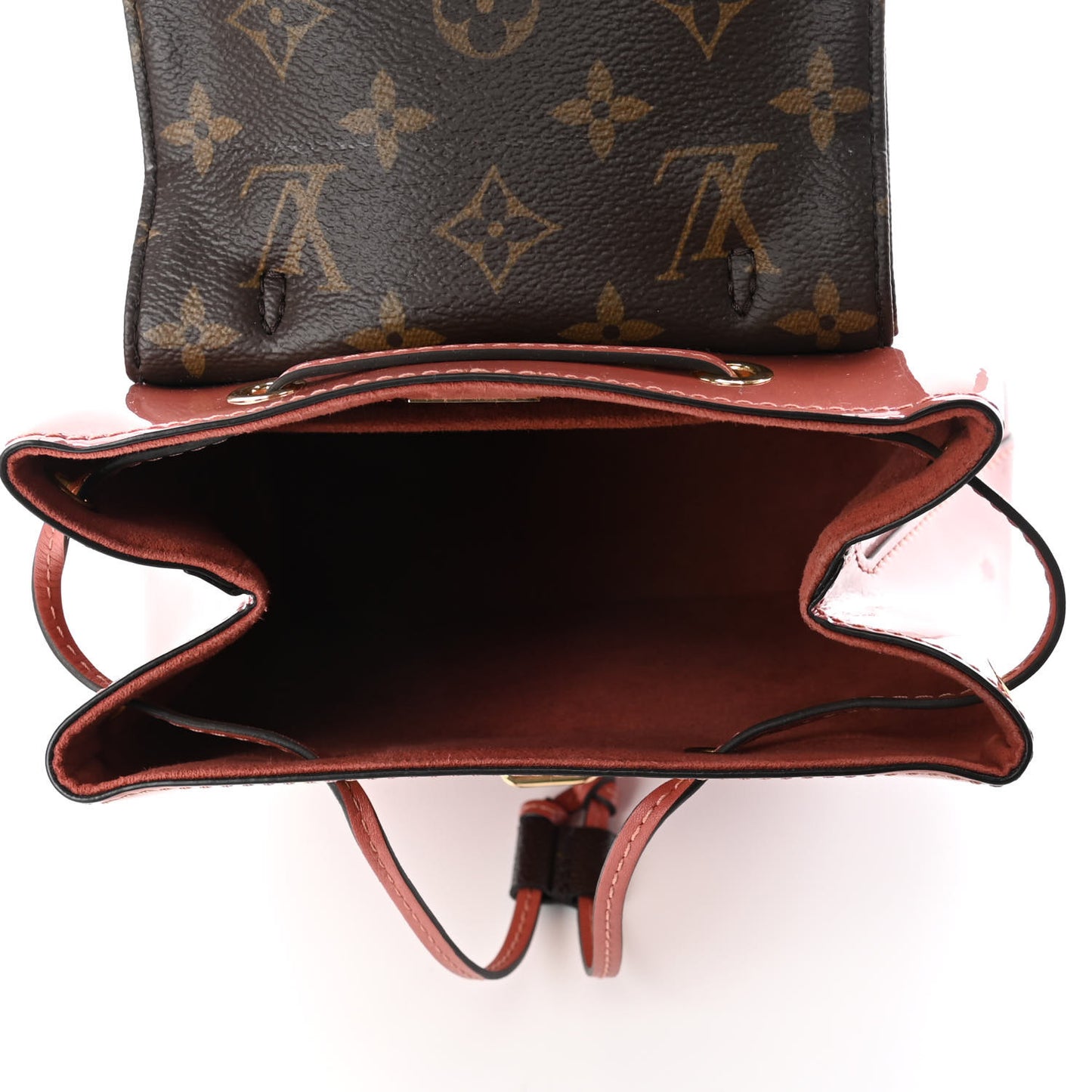 Patent Monogram Hot Springs Backpack Vieux Rose