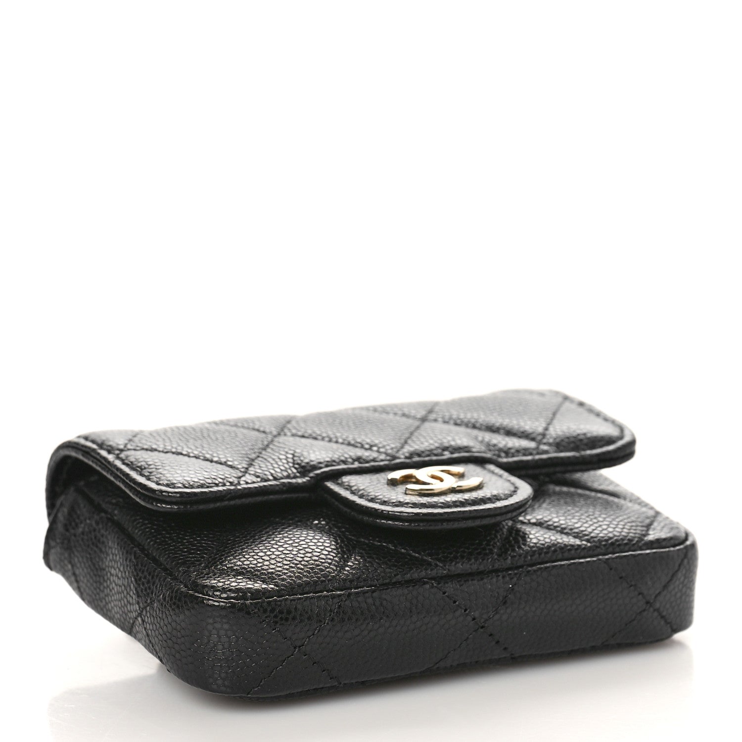 Chanel Caviar Quilted Mini Chain Belt Bag Black 4 of 10