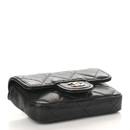 Chanel Caviar Quilted Mini Chain Belt Bag Black 4 of 10