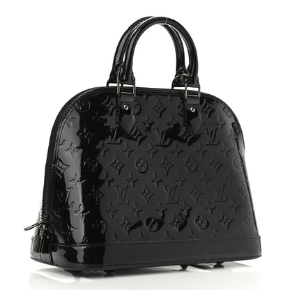 Louis Vuitton Vernis Alma PM Noir Magnetique 3 of 9