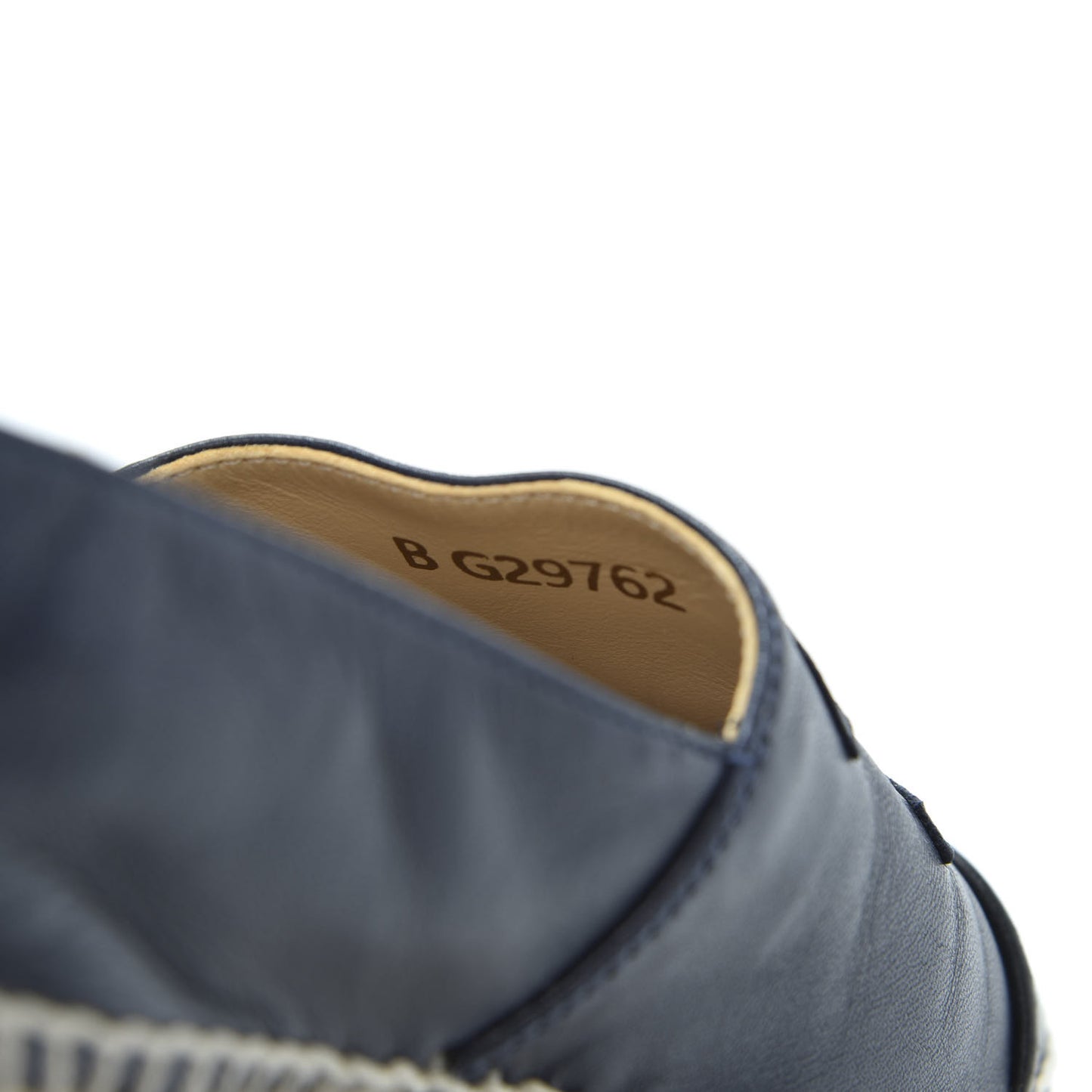 Lambskin CC Espadrilles 37 Navy Black