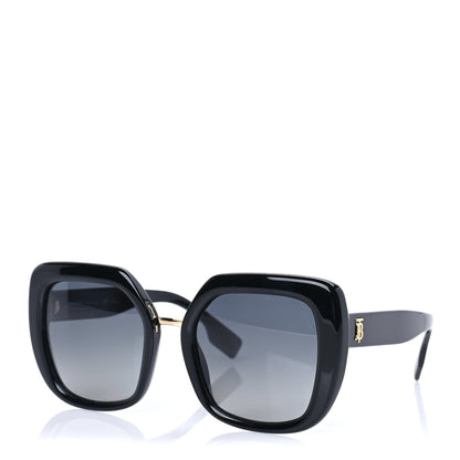 Burberry Acetate Oversized B4315 TB Sunglasses Black 1 of 7