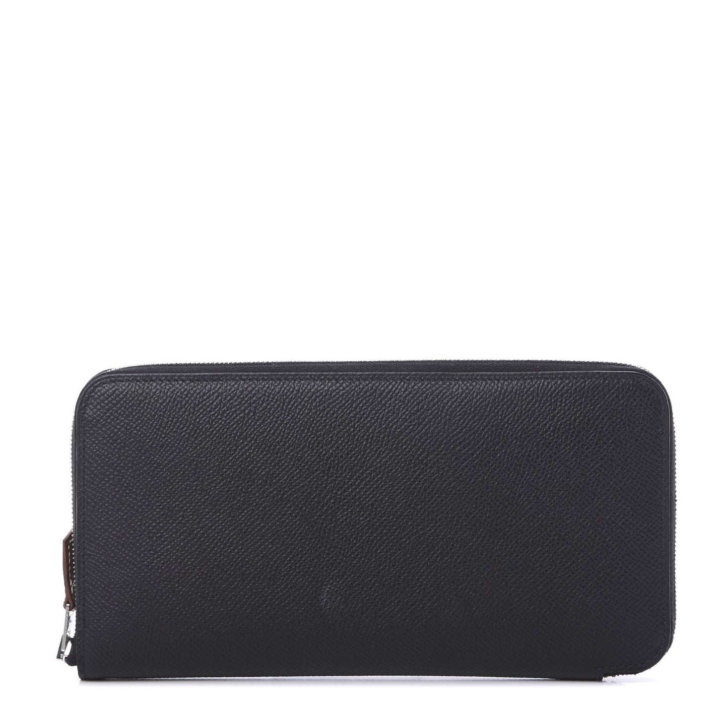 Epsom Silk'In Wallet Black Bleu Paradis Deep Bleu