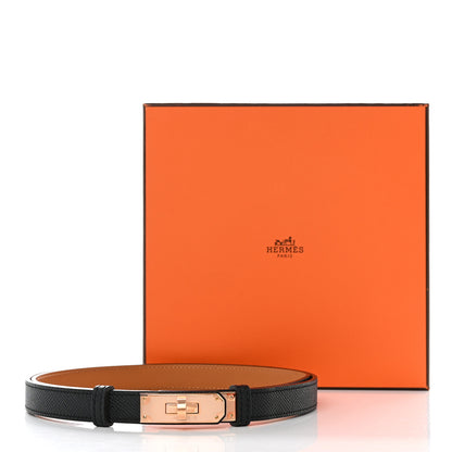 Hermes Epsom Kelly Belt Black 4 of 4