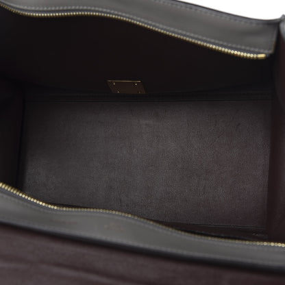 Celine Crocodile Embossed Nubuck Medium Trapeze Grey 5 of 9