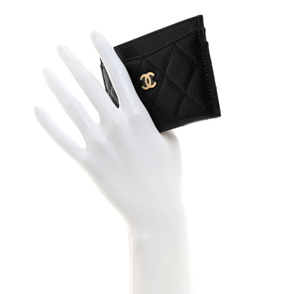 Chanel Caviar Quilted Card Holder Black 2 of 9