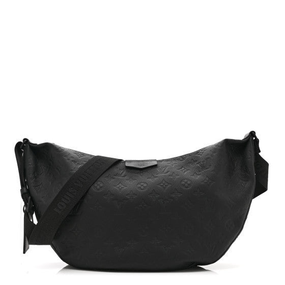 Calfskin Monogram Shadow Hobo Hamac Black