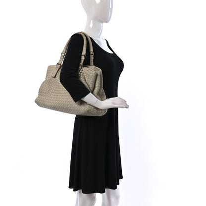 Bottega Veneta Nappa Intrecciato Medium Roma Tote Marmo 2 of 11