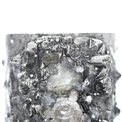 Chanel Crystal Stone Ruthenium Cuff Dark Grey 4 of 4