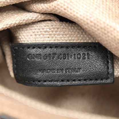 Saint Laurent Linen Calfskin Small Rive Gauche Tote Greggio Natural 7 of 7