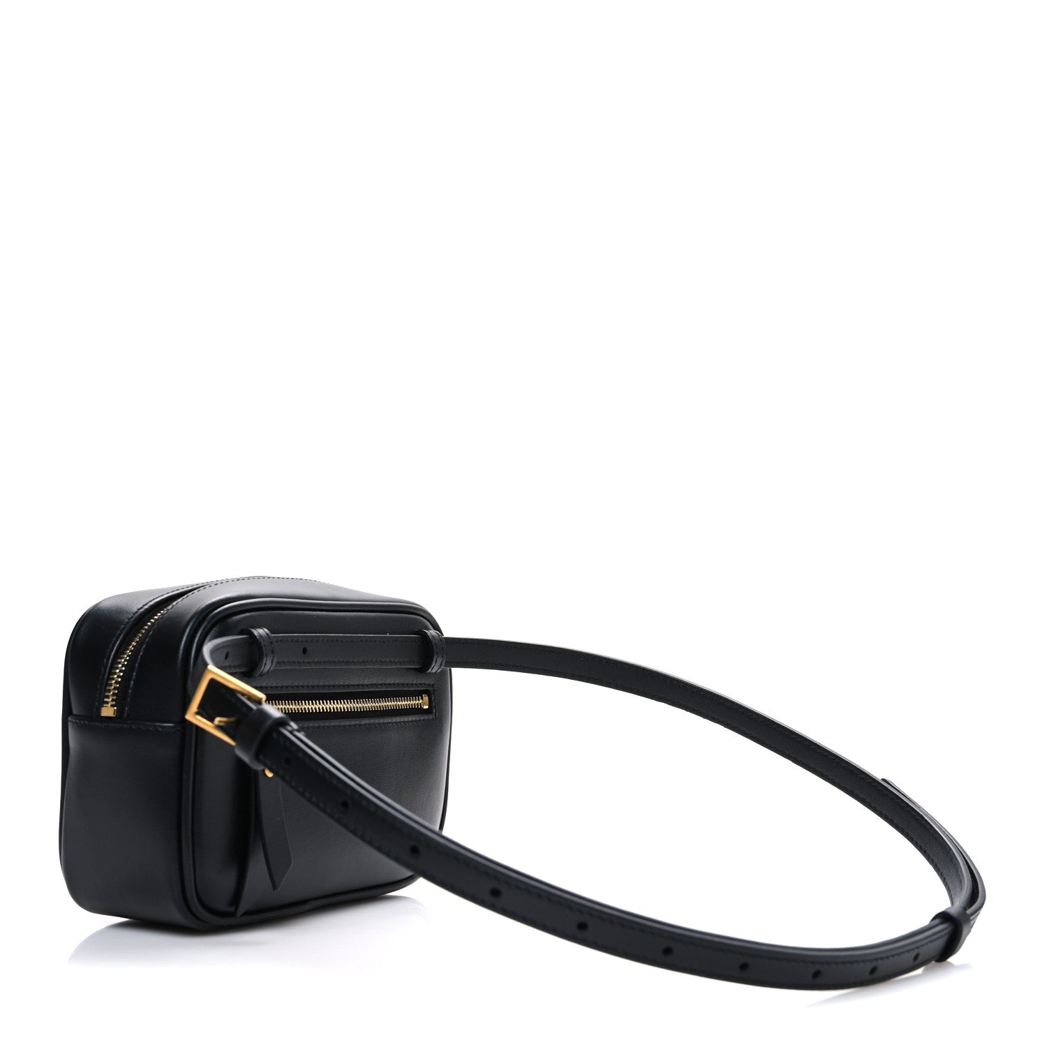 Saint Laurent Calfskin Matelasse Monogram Lou Belt Bag Black 3 of 10