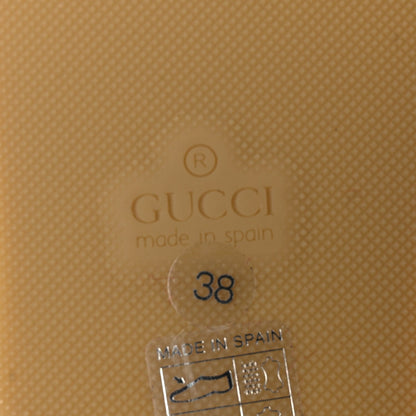 Gucci Canvas Interlocking G Damita Espadrille Sandals 38 Blondie Cognac 7 of 9