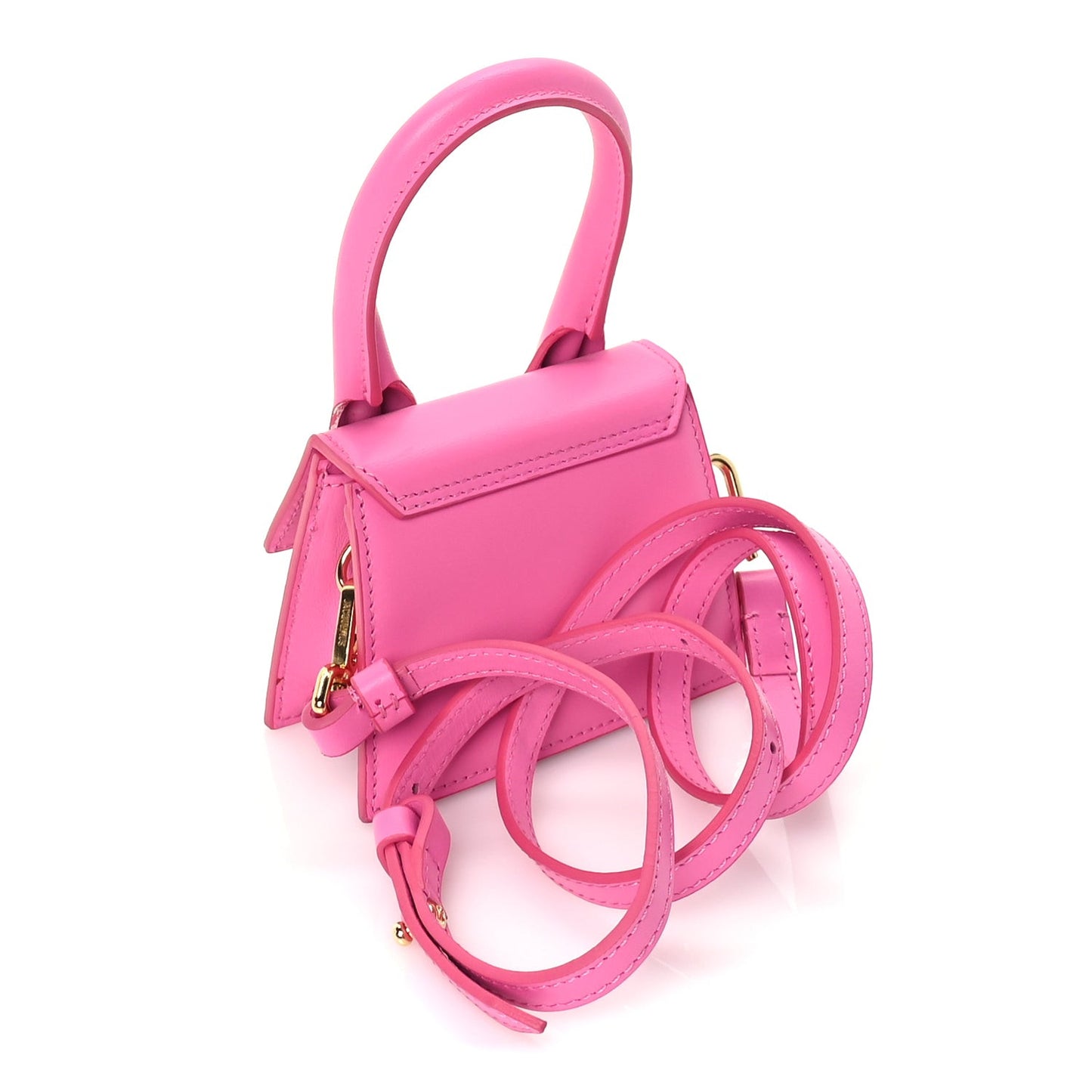 Smooth Calfskin Mini Le Chiquito Neon Pink