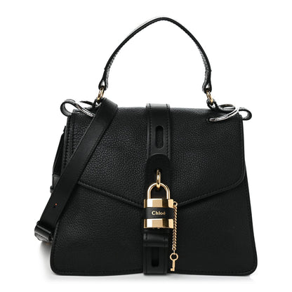 Chloe Grained Calfskin Small Aby Day Shoulder Bag Black 1 of 9
