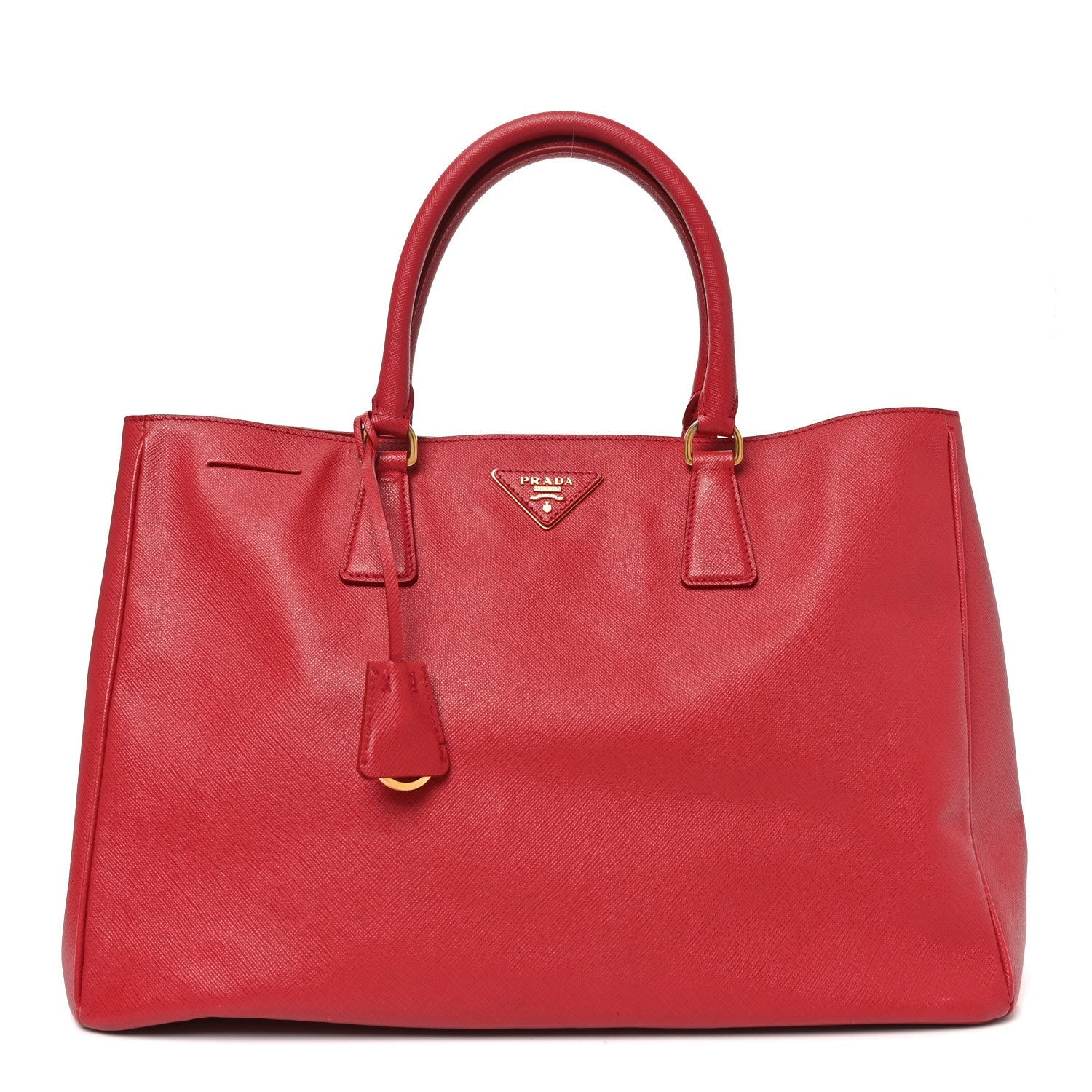 Prada Saffiano Lux Large Tote Fuoco 1 of 1