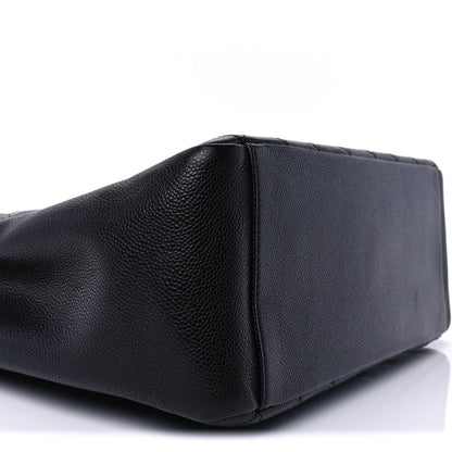 Chanel Caviar Quilted Grand Shopping Tote GST Black 8 of 9
