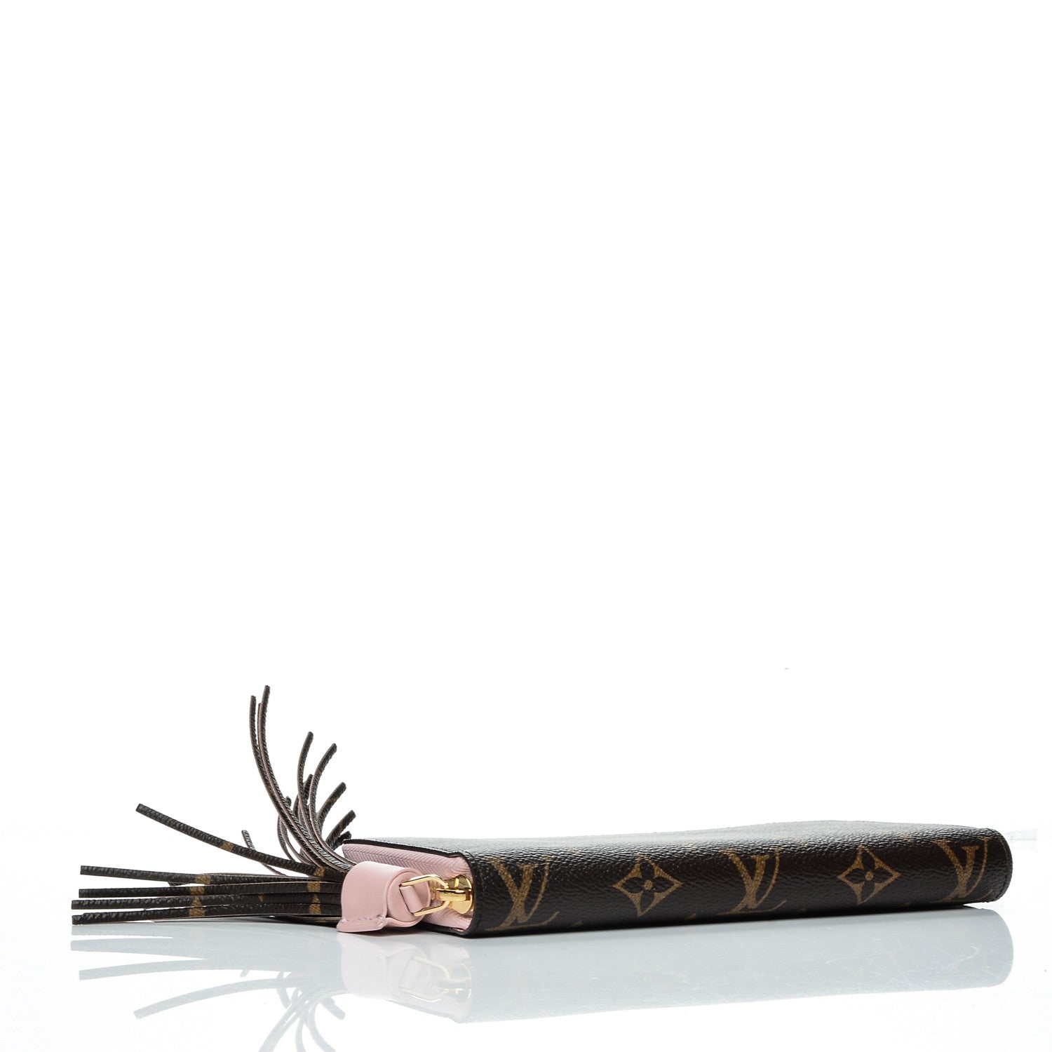 Louis Vuitton Monogram Pompon Zippy Wallet Rose Ballerine 4 of 7