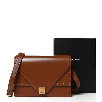 Saint Laurent Calfskin Medium Margaux Shoulder Bag Brick Ebony 15 of 15
