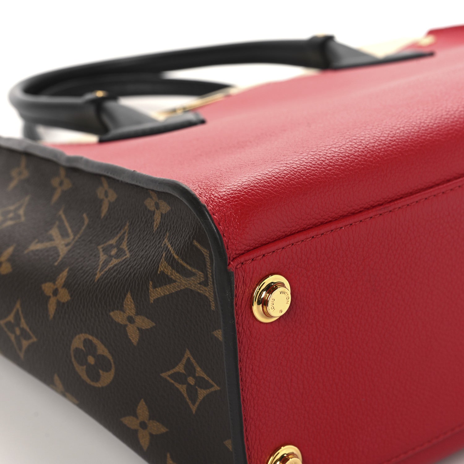 Louis Vuitton Calfskin Monogram On My Side Pirate Red 8 of 11