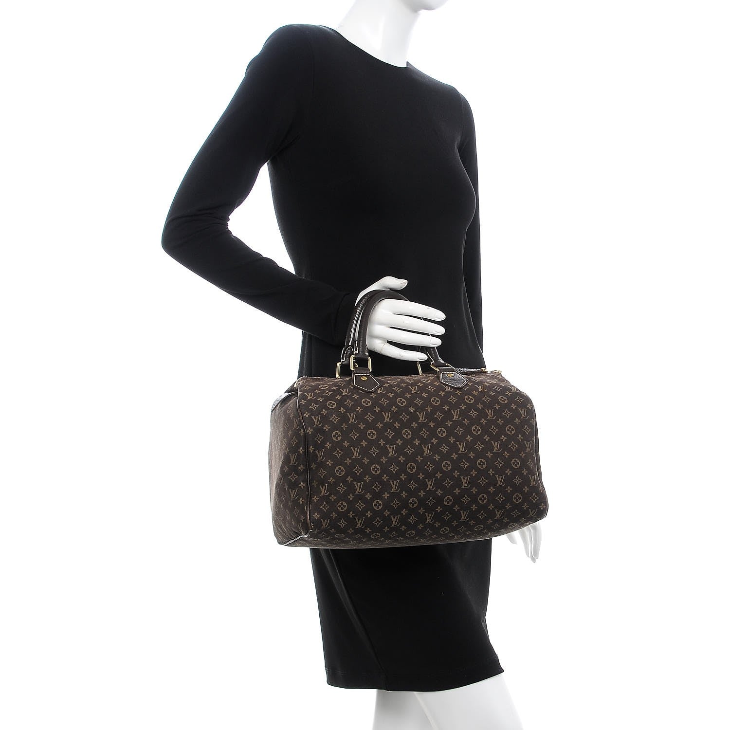 Louis Vuitton Mini Lin Speedy 30 Ebene 2 of 11