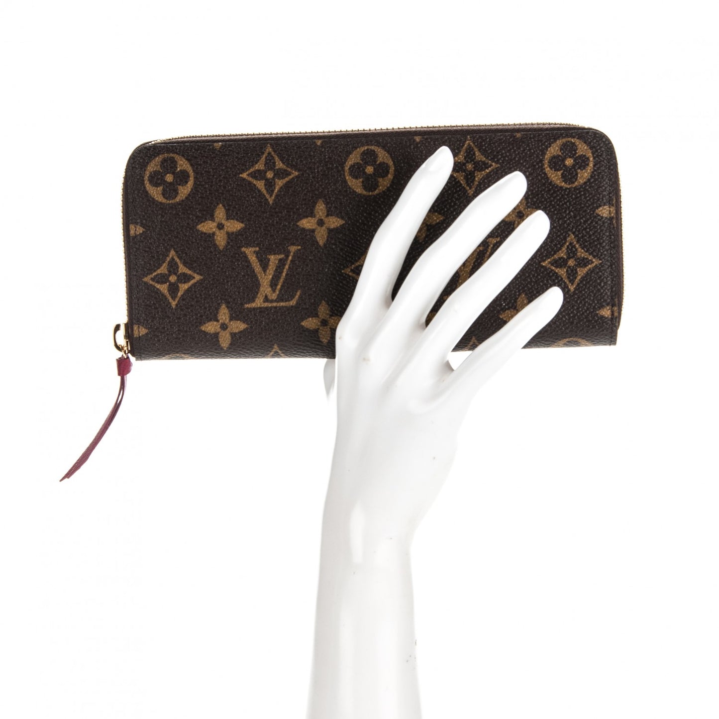 Monogram Clemence Wallet Fuchsia