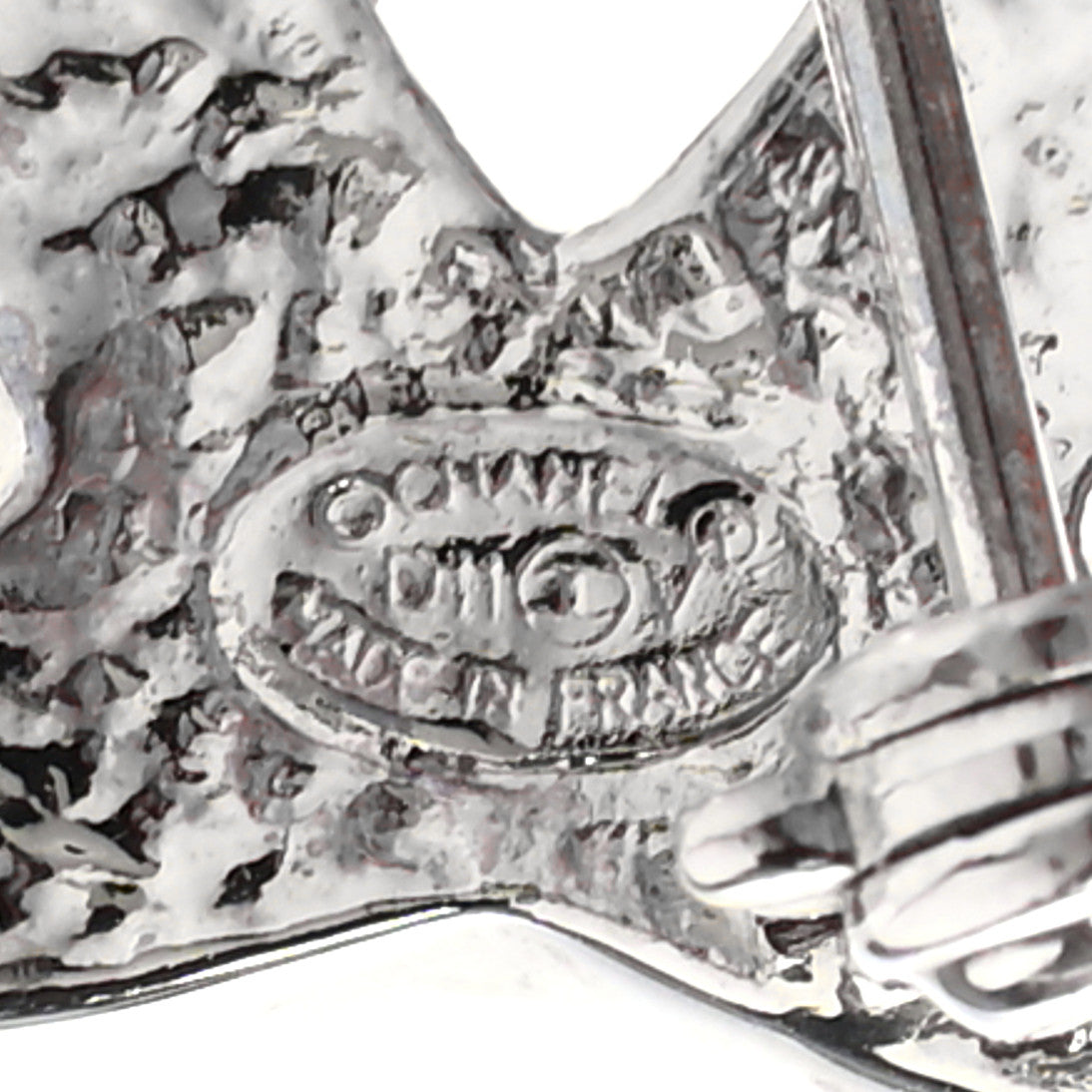 Chanel Pearl CC Brooch Pin Silver 3 of 4