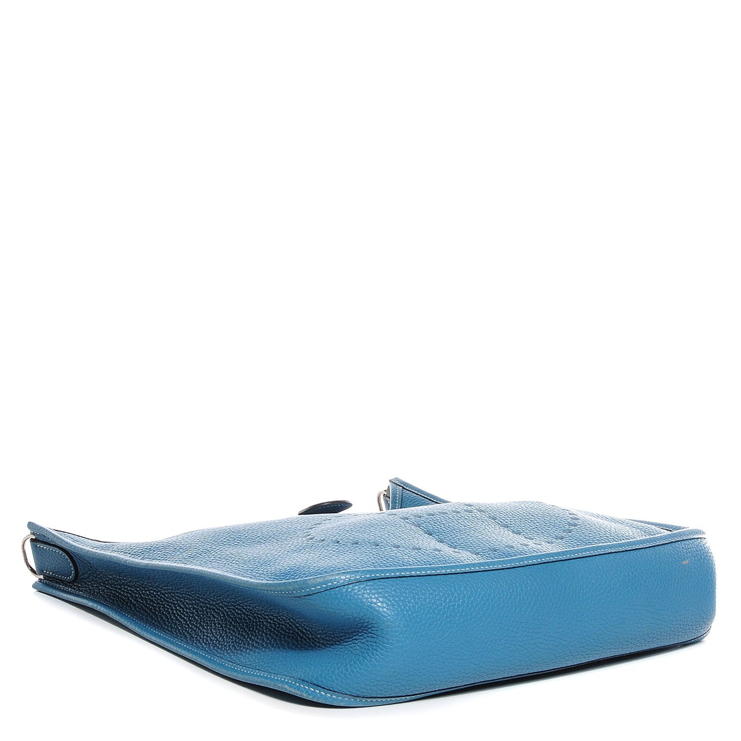 Hermes Taurillon Clemence Evelyne GM Blue Jean 4 of 13