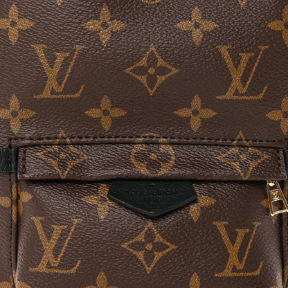 Louis Vuitton Monogram Palm Springs Backpack Mini Black 6 of 8