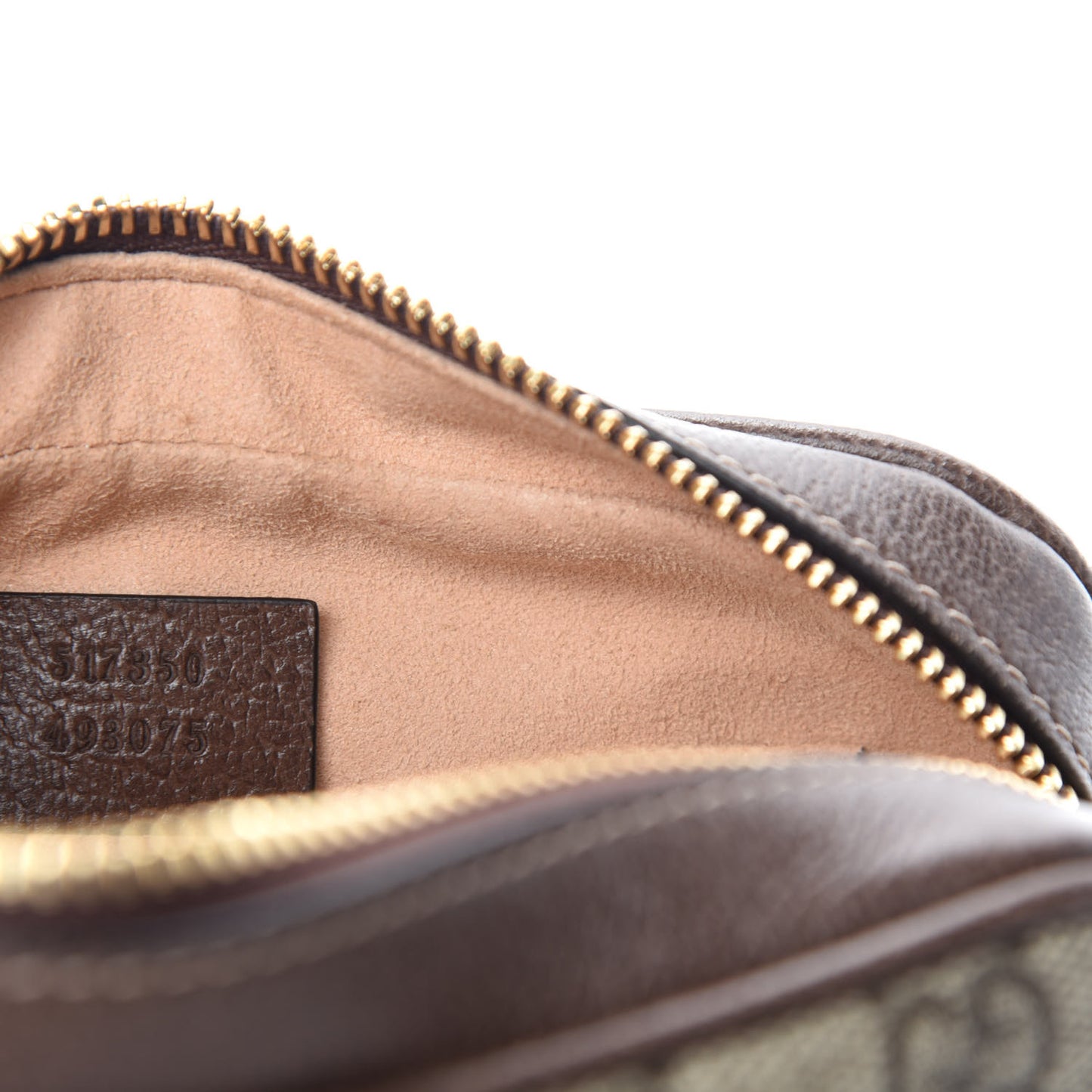 GG Supreme Monogram Web Mini Ophidia Shoulder Bag Brown