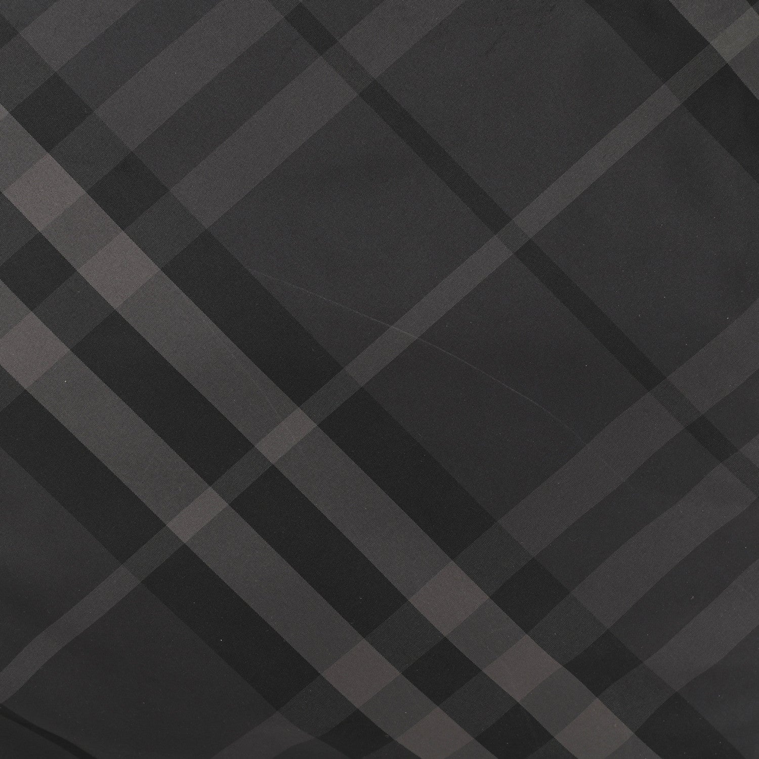 Burberry Nylon Check Buckleigh Packable Tote Charcoal 10 of 11