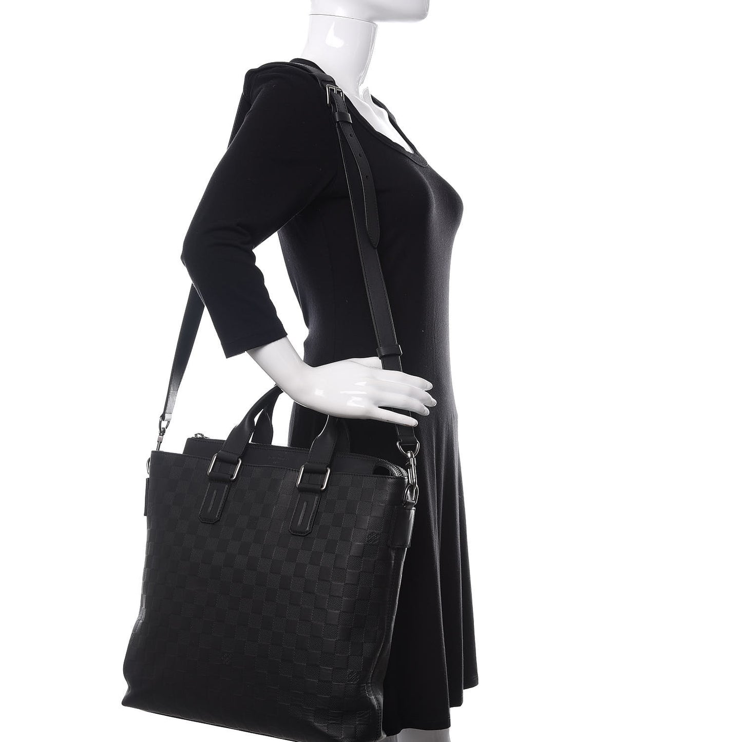 Damier Infini Daily Tote Onyx