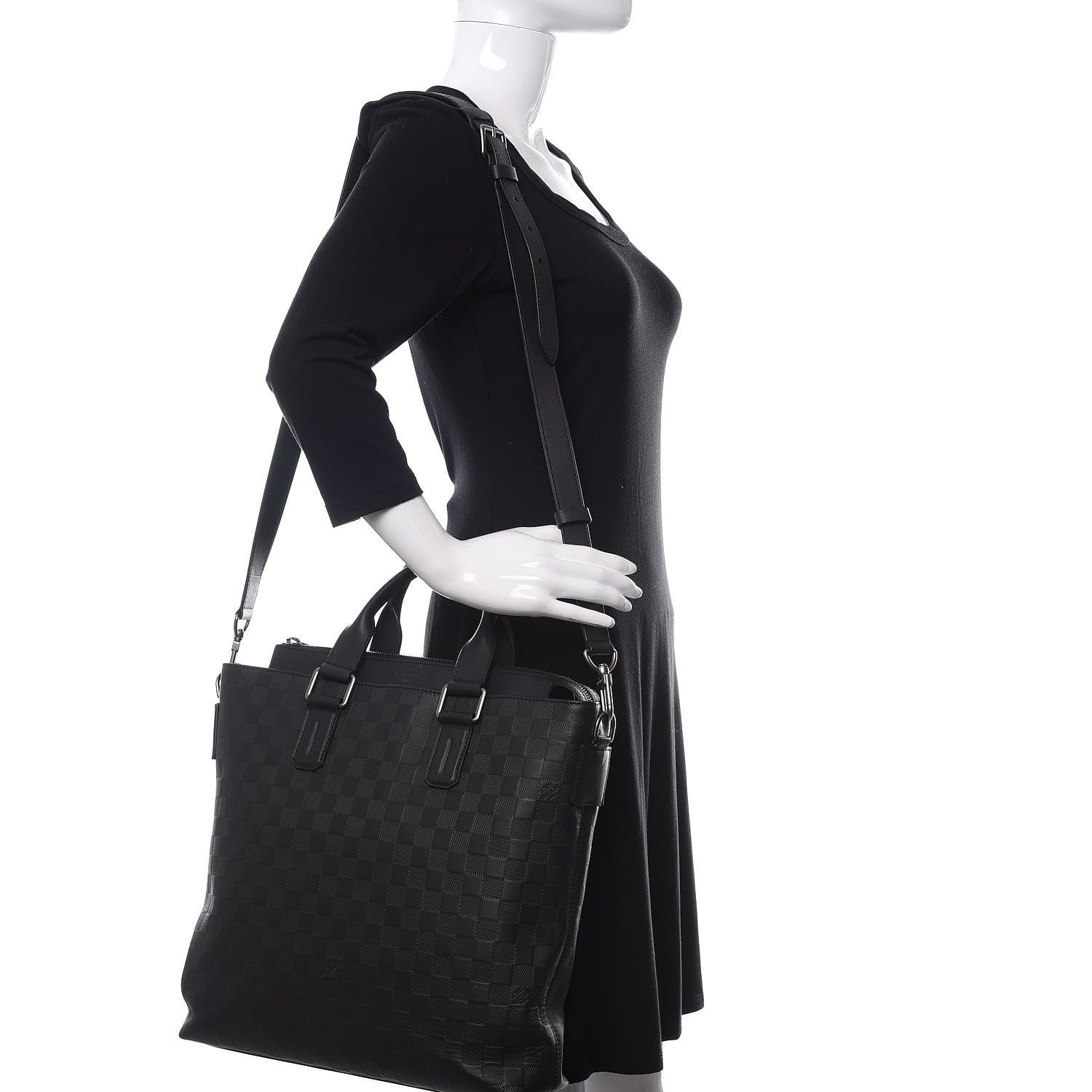 Louis Vuitton Damier Infini Daily Tote Onyx 2 of 12