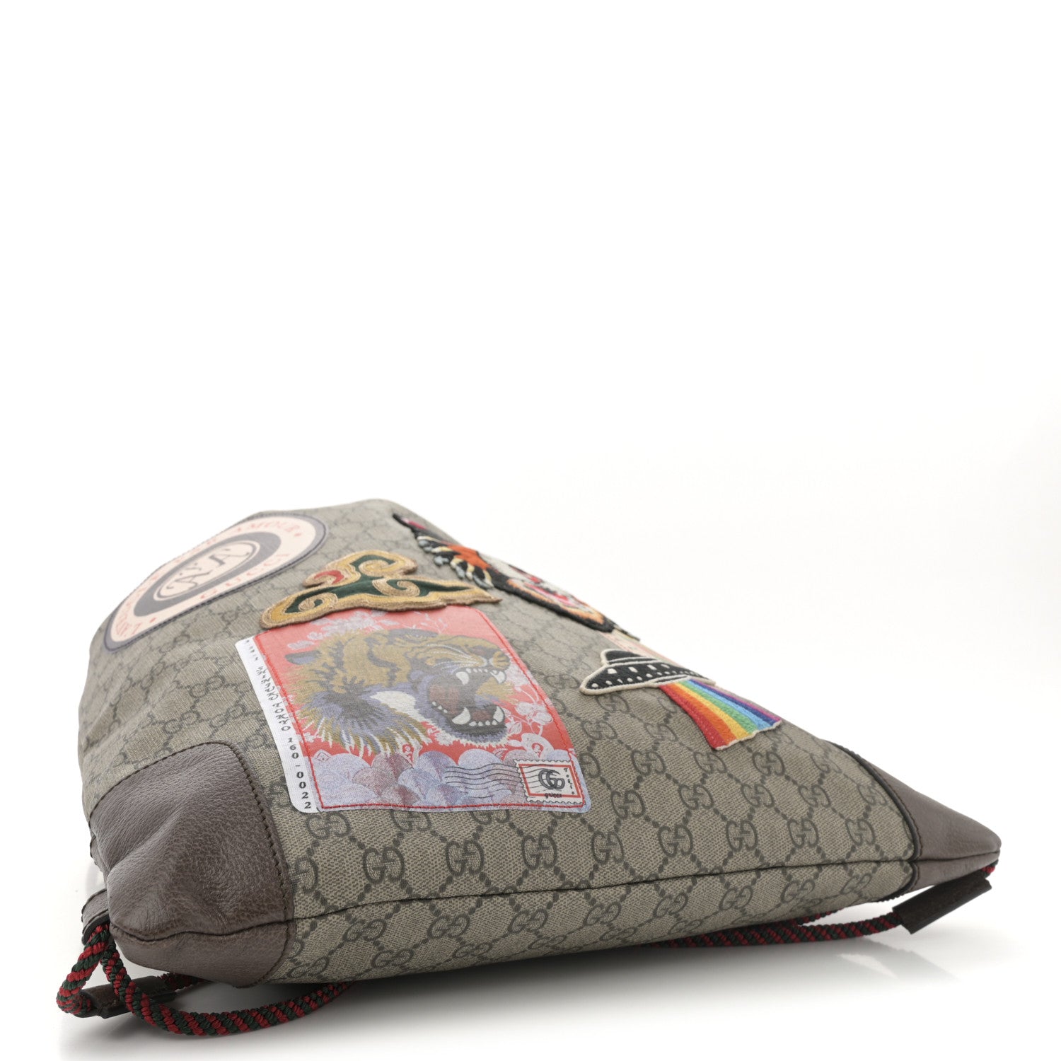 Gucci Soft GG Supreme Monogram Courrier Drawstring Backpack 4 of 10